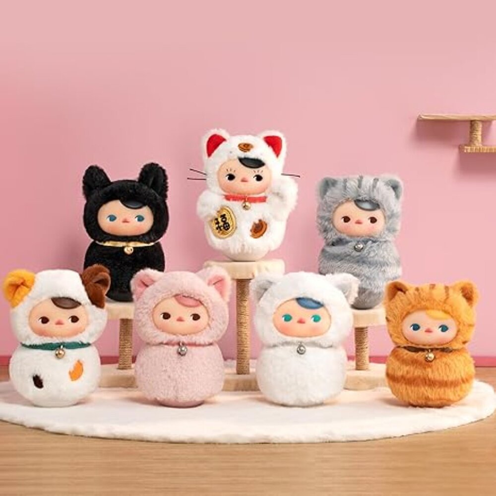 NWT POP MART PUCKY Roly-Poly Kitty Series-Vinyl Plush Blind Box, SEALED - Picture 2 of 6